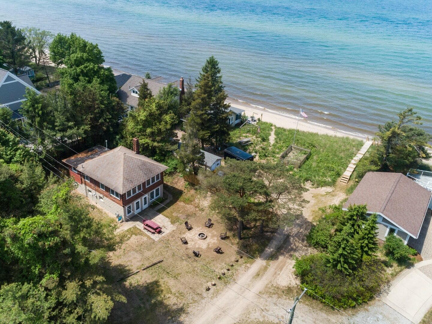 Sunset Trail, a four-bedroom vacation rental home with beach access.